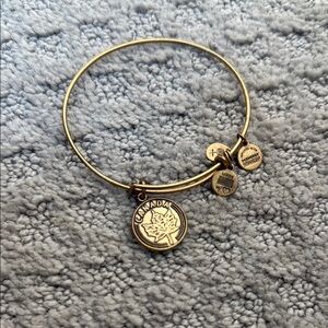 Alex and Ani Gold Expandable Charm Bracelet